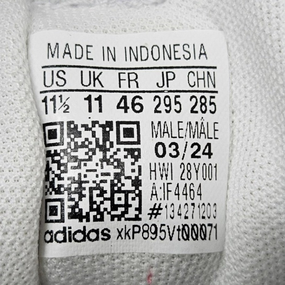 Adidas‎ VL Court 3.0 Skateboarding Shoes IF4464 White Gray Red Men's Size 11.5 - Picture 9 of 11